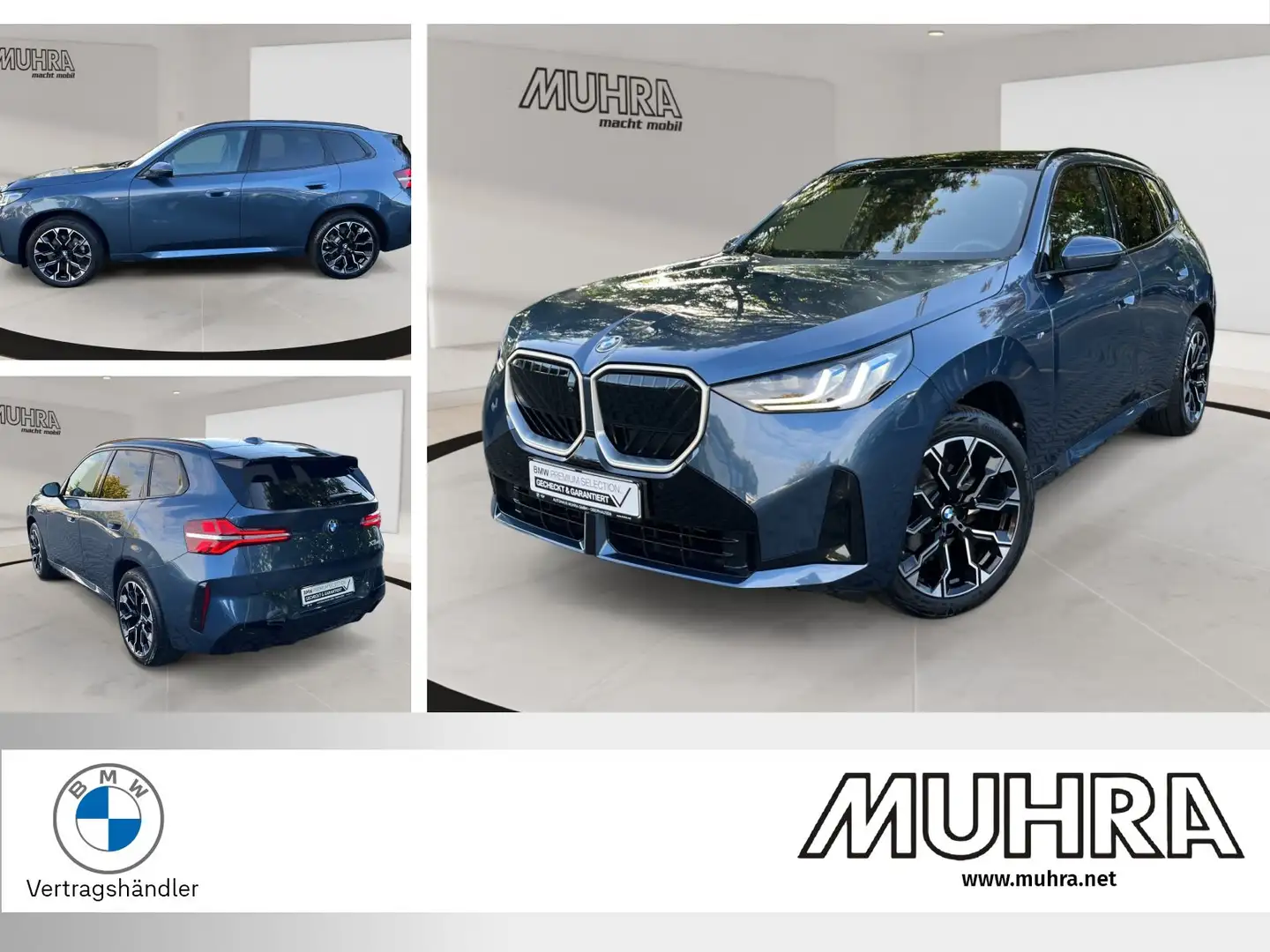 BMW X3 20d xDrive M Sport 20" Pano AHK DA Prof. PA+ H/K Bleu - 1
