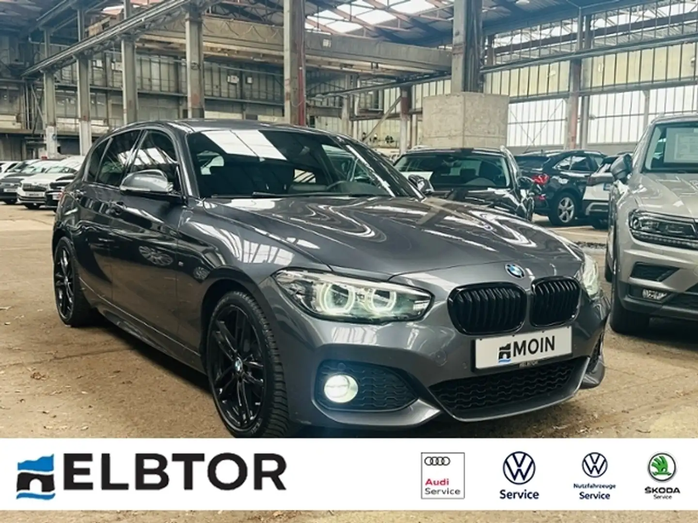 BMW 120 i Edition M Sport Shadow PDC LED KLIMA LEDER Noir - 1