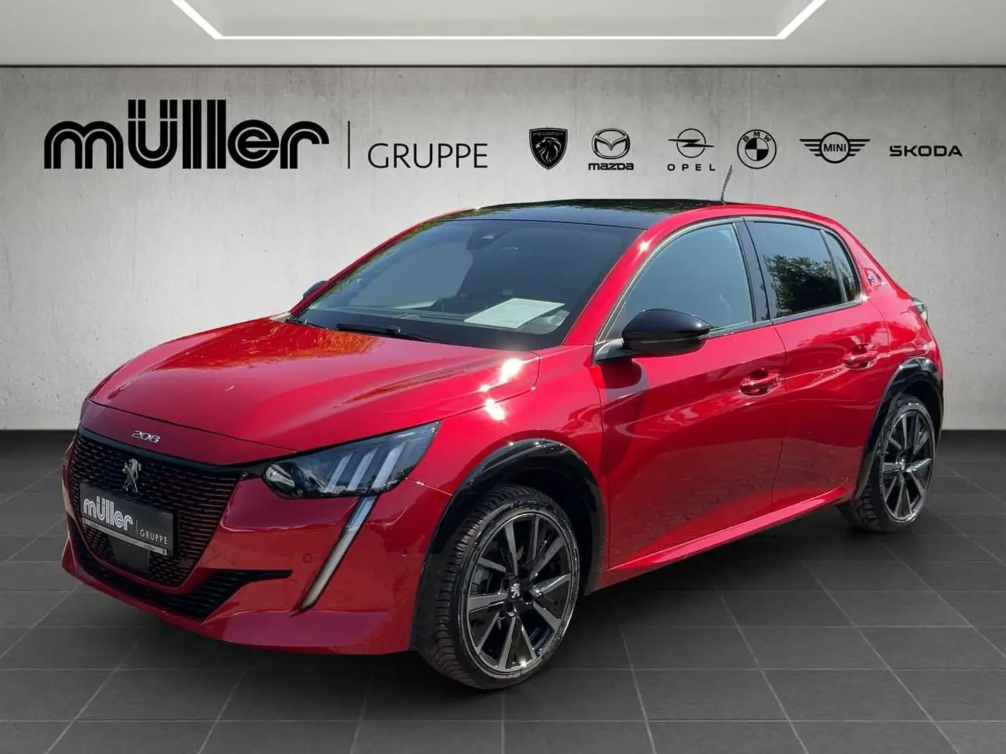 Peugeot 208 Elektro 136 GT+ Rot - 1