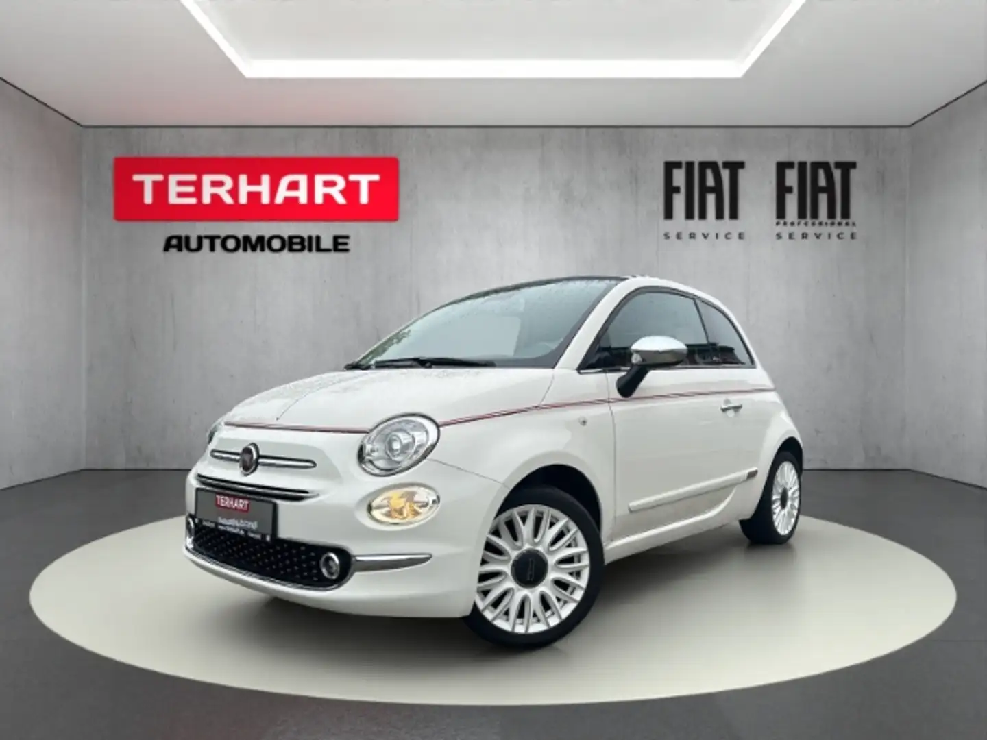 Fiat 500C DolceVita 1.2 Aut./Xenon/Beats/Sitzheizung/Navi Weiß - 1