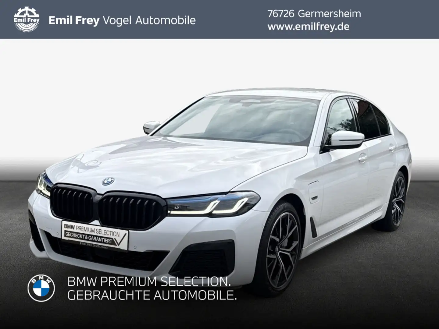 BMW 545 e xDrive Aut. SHZ* Laserlicht* Harman/Kardon* Weiß - 1