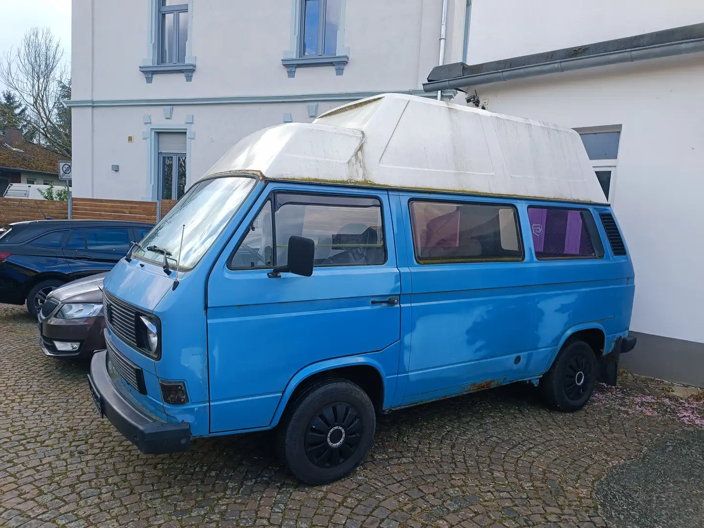 Volkswagen T3 Hochdach Bleu - 1