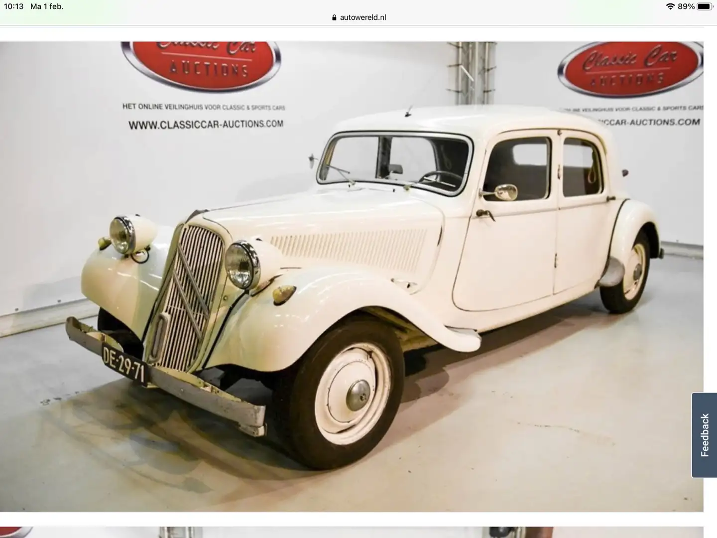 Citroen Traction 11B Белый - 1