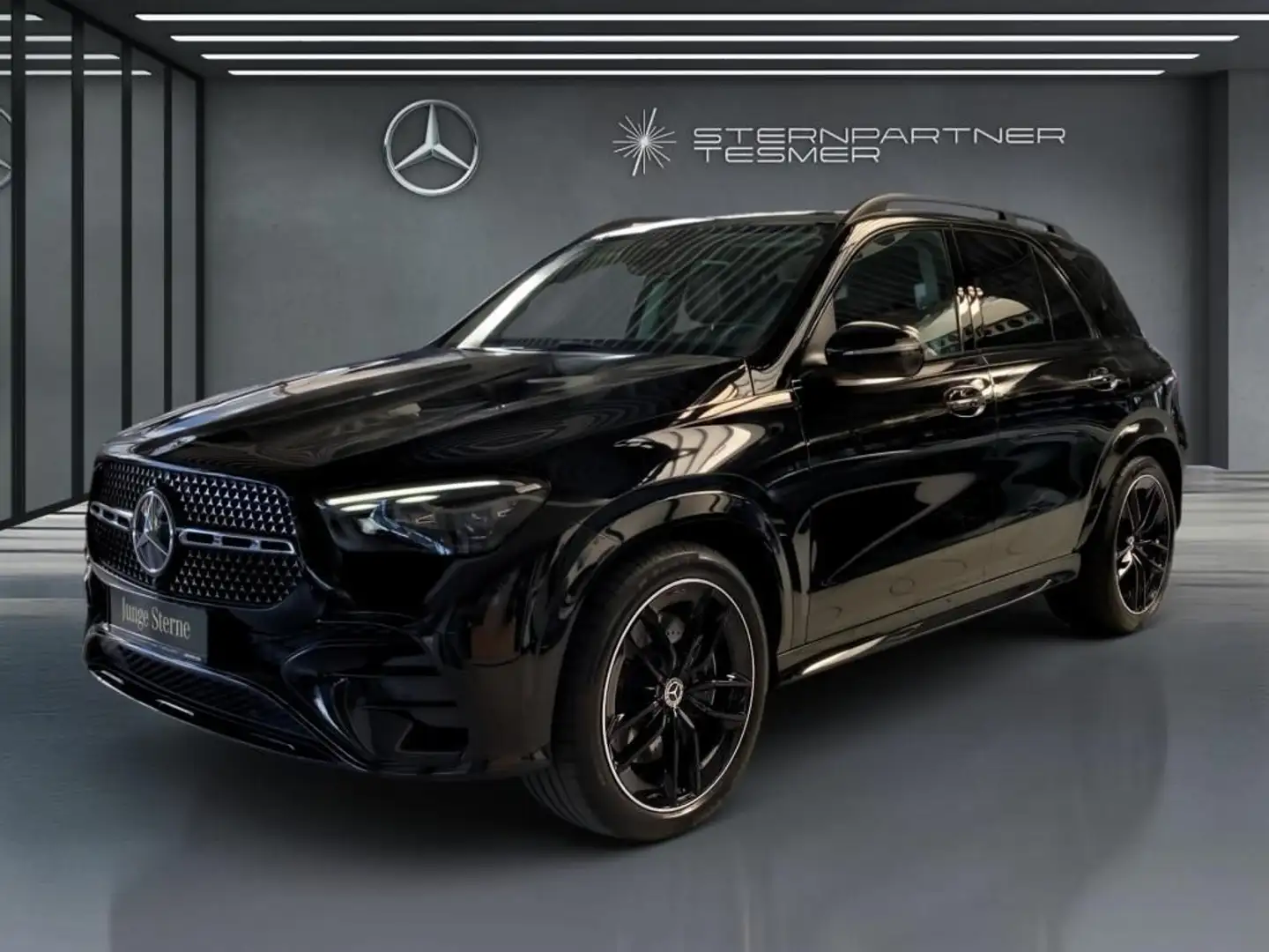 Mercedes-Benz GLE 450 d 4M AMG+AHK+360°+Night+StHz+HuD+Pano Schwarz - 1