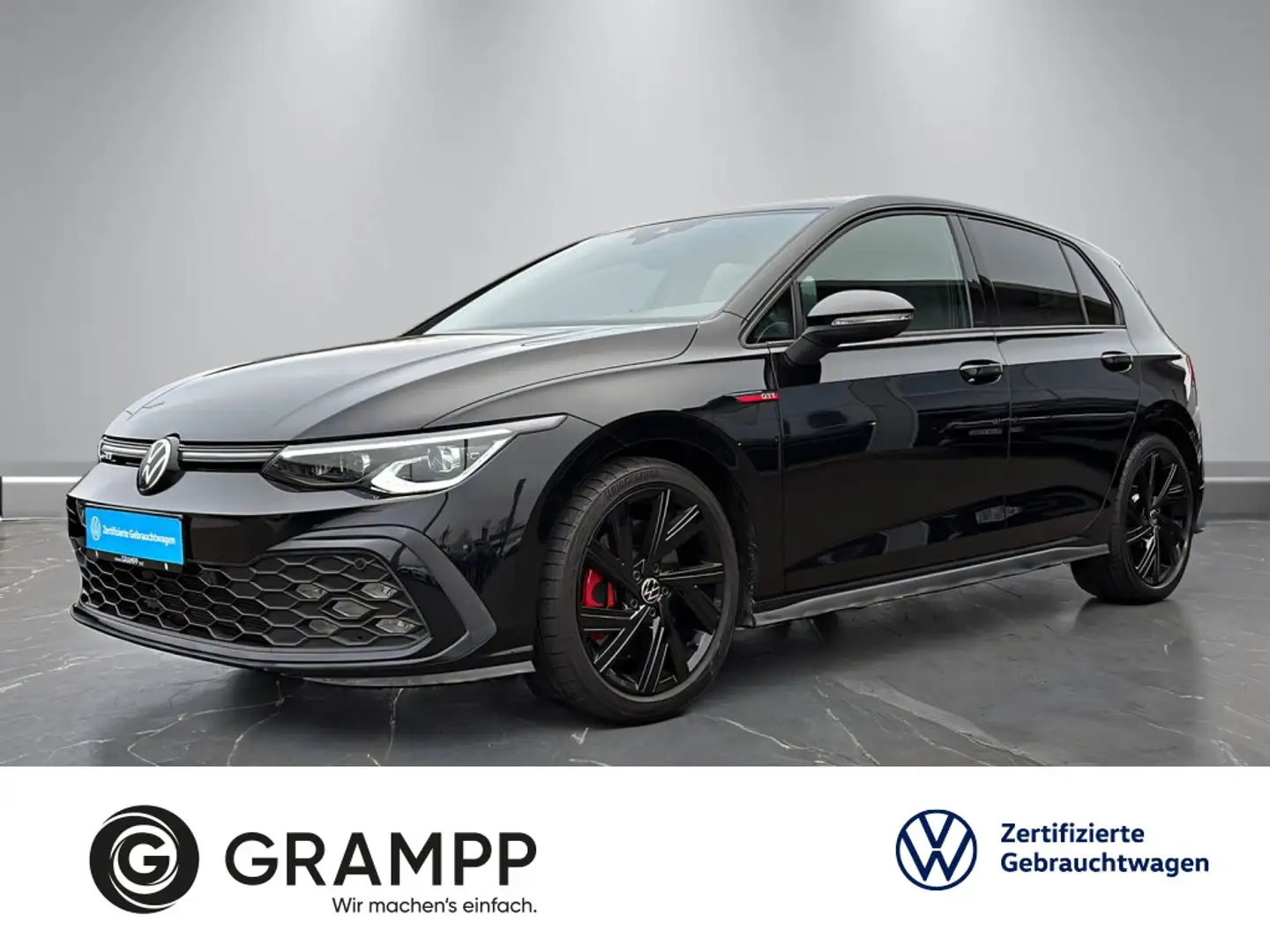 Volkswagen Golf GTI +BLACK STYLE+LED-MATRIX+KAMERA+LEDER+ Schwarz - 1