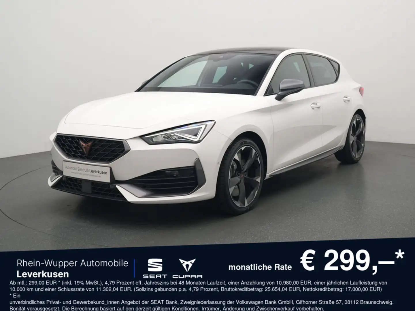 CUPRA Leon TSI DSG SHZ KLIMA PANO NAVI ACC KAM VIRT Nero - 1