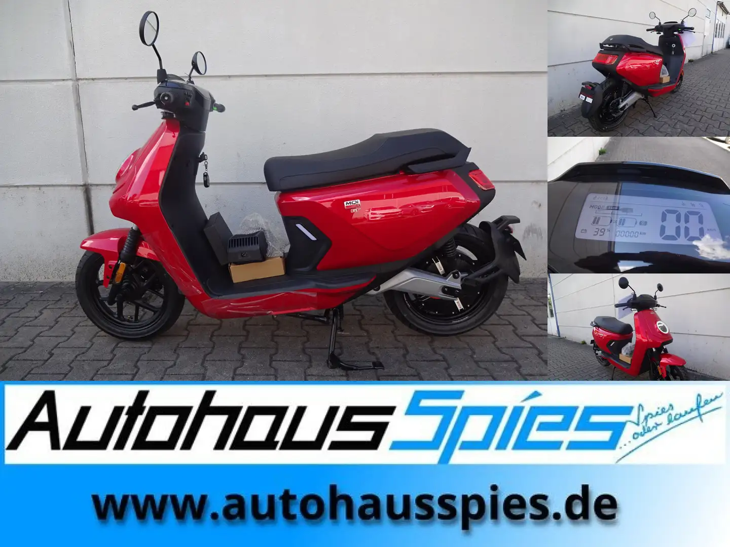 Niu MQi GT 45km/h 3100W Standard Range Rood - 1