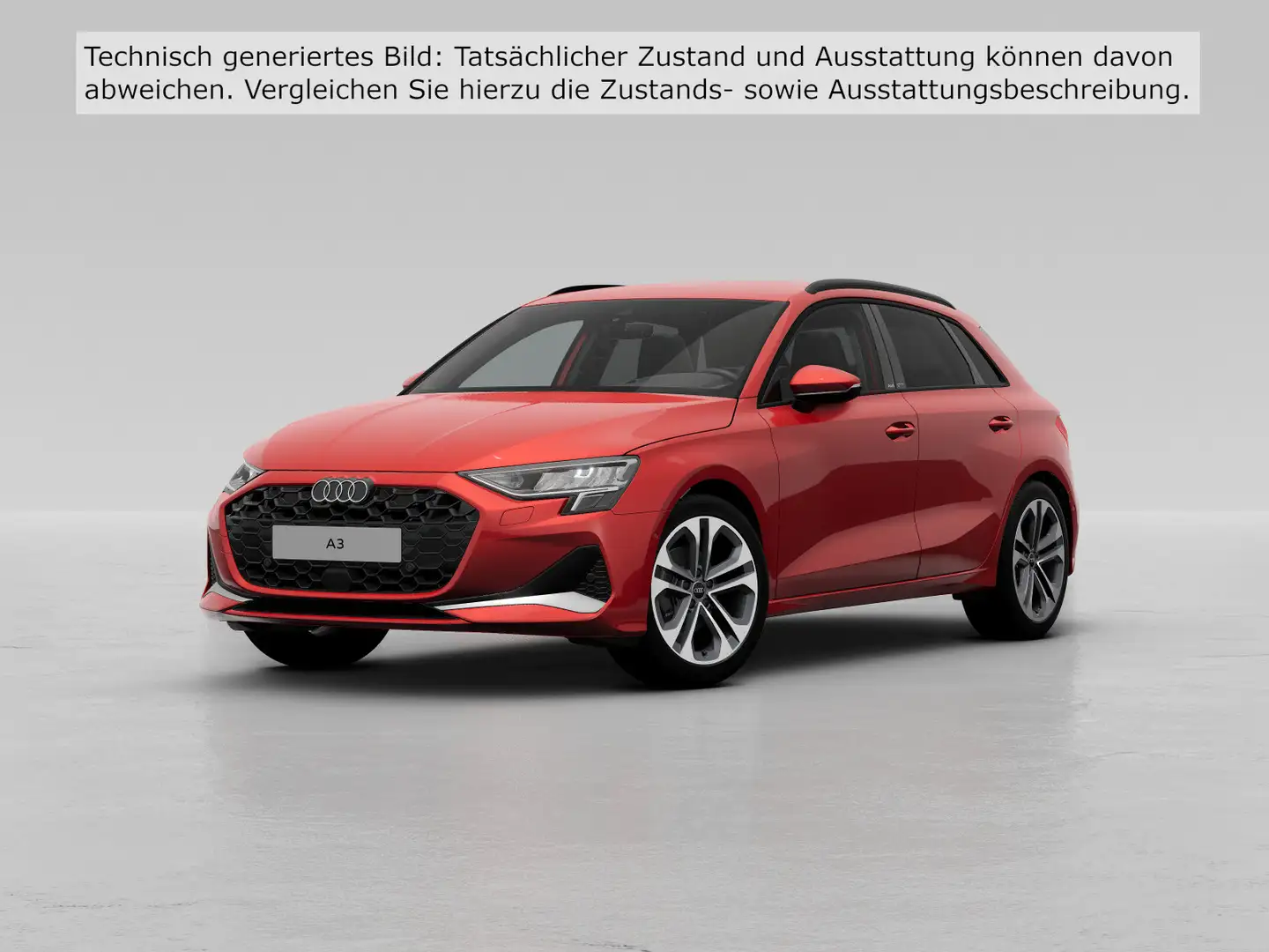 Audi A3 35 TFSI ADVANCED LM18 NAVI HuD SONO Rojo - 2