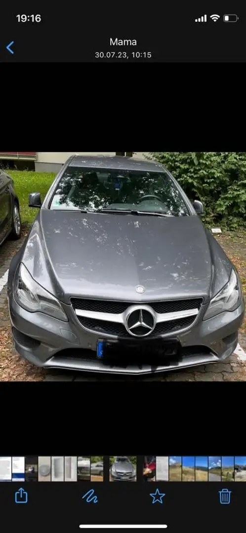 Mercedes-Benz E 220 E-Klasse Coupe Diesel CDI Coupe Silber - 2