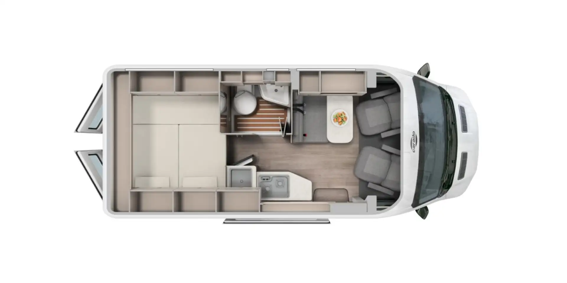 Carado CV 590 4x4 Edition 15 Markise AHK Klima Xenon Gris - 2