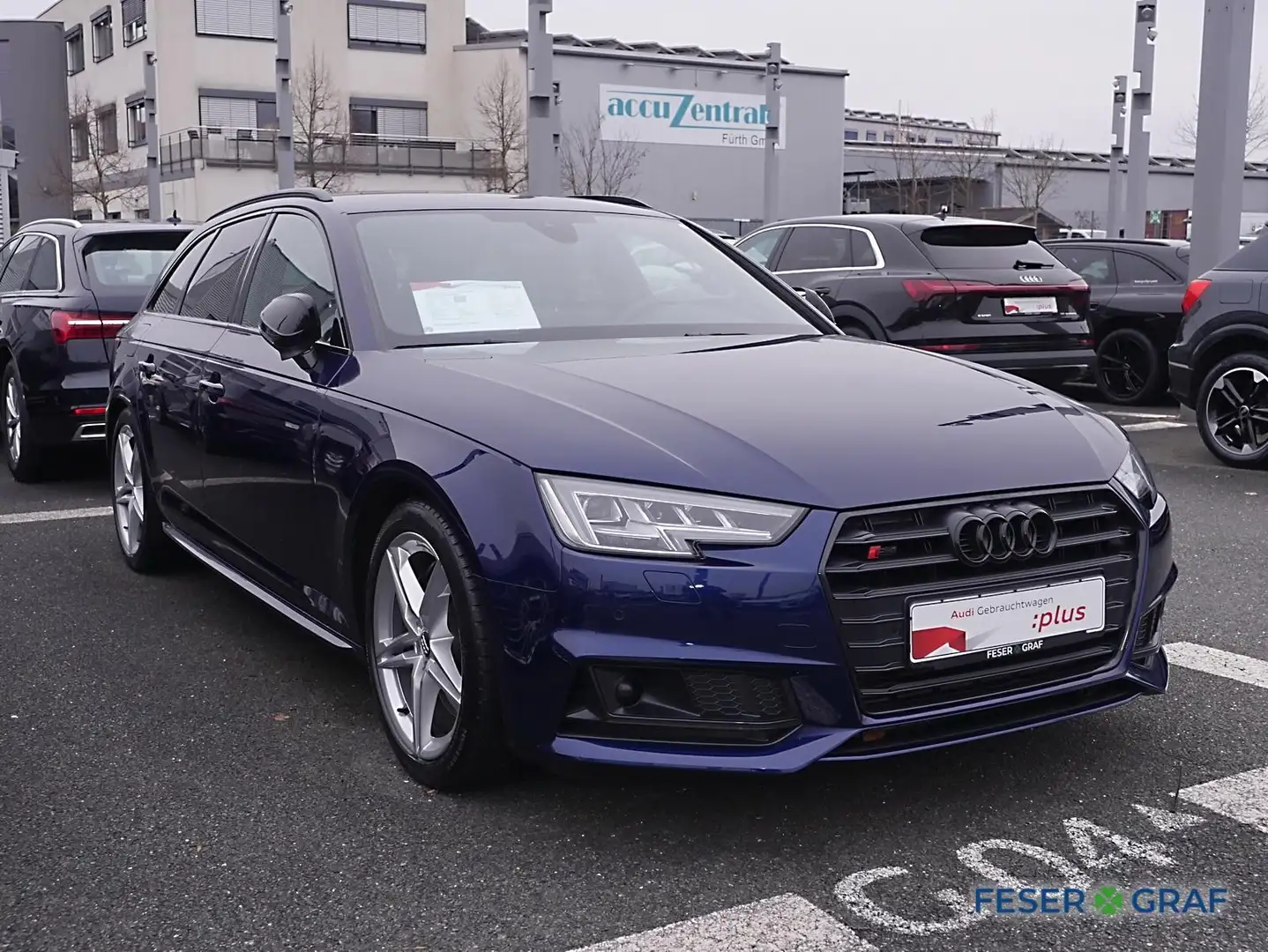 Audi S4 Avant 3.0 TFSI Matrix ACC Virtual Keyless 18" Blau - 2