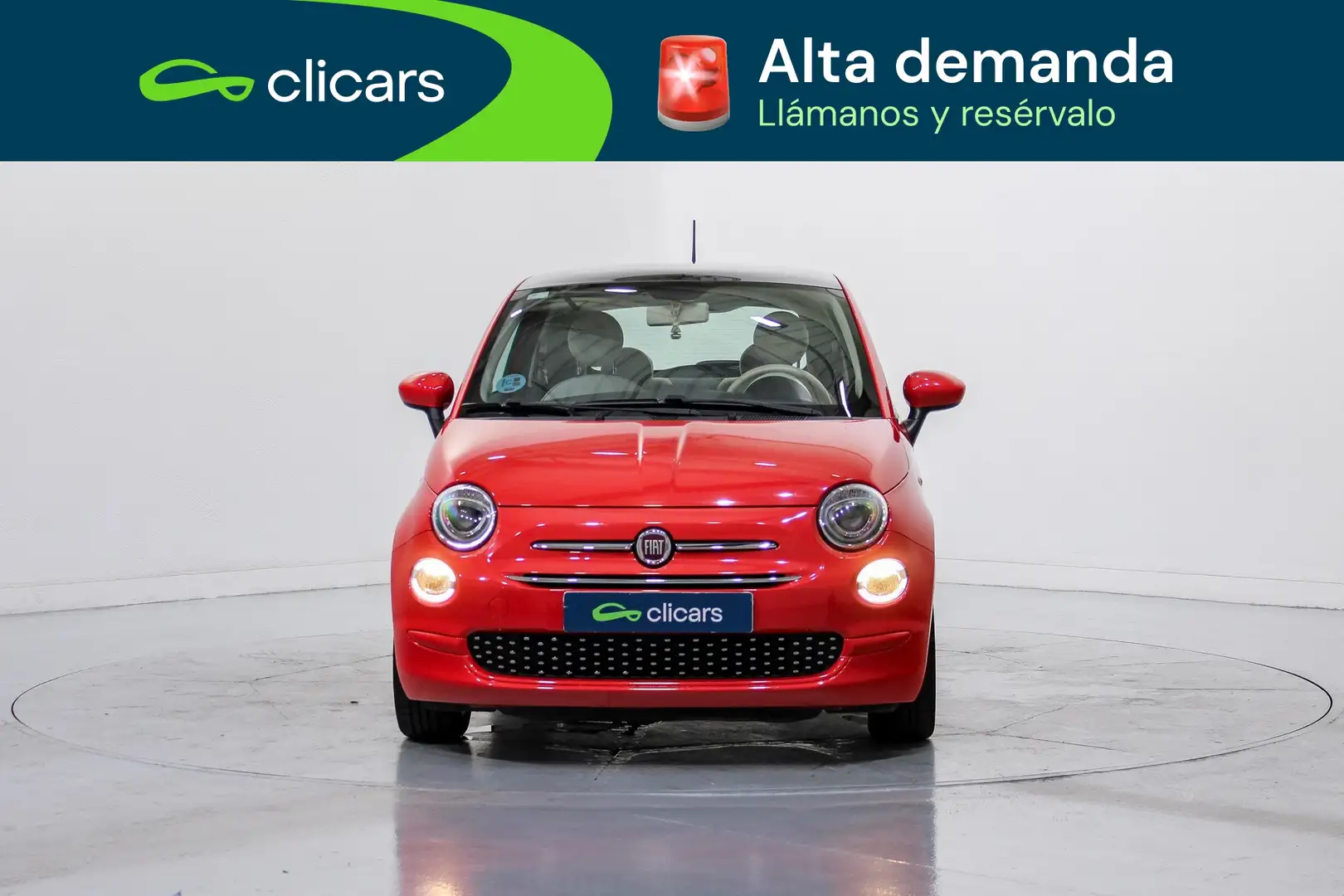 Fiat 500 1.2 Lounge Rojo - 2