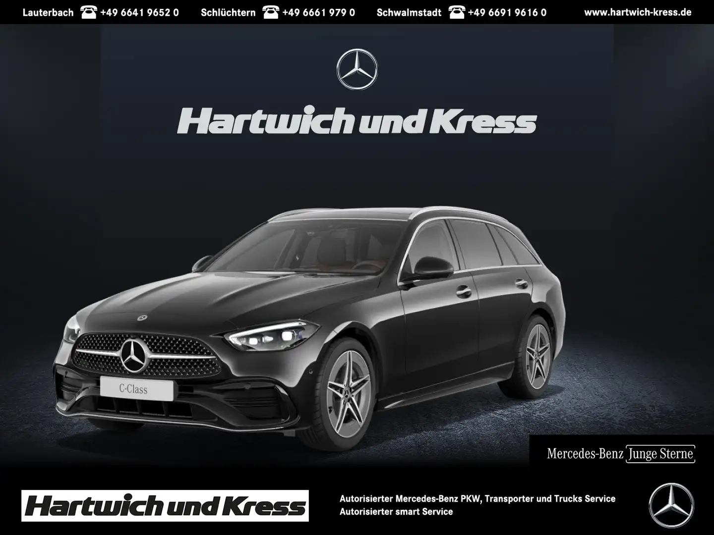 Mercedes-Benz C 220 C 220 d T 4Matic AMG Line Premium +Pano+Headup+Digital-Light+Memory+ Noir - 1