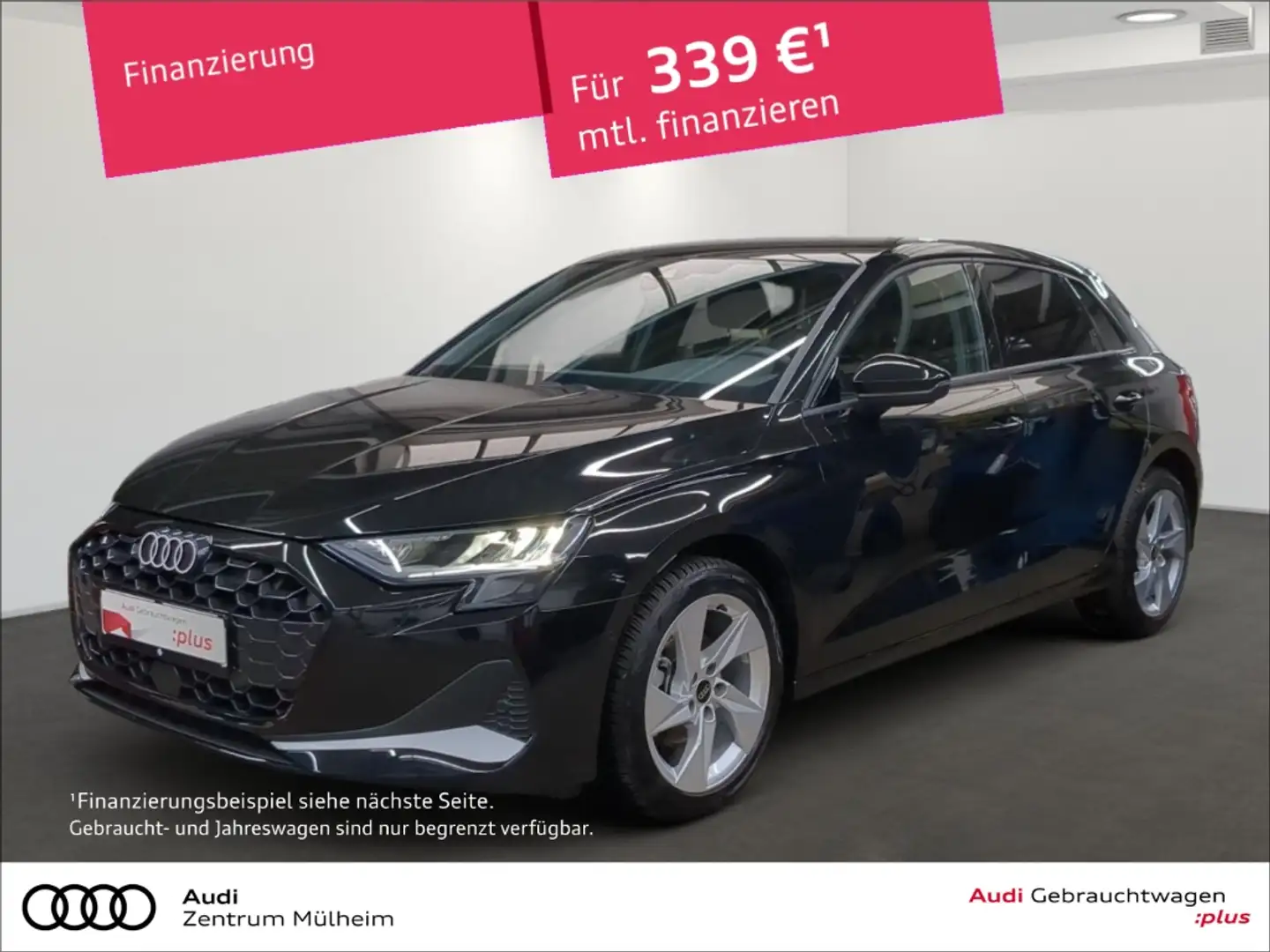 Audi A3 Sportback 30 TFSI Navi LED virtual APS Plus Schwarz - 1