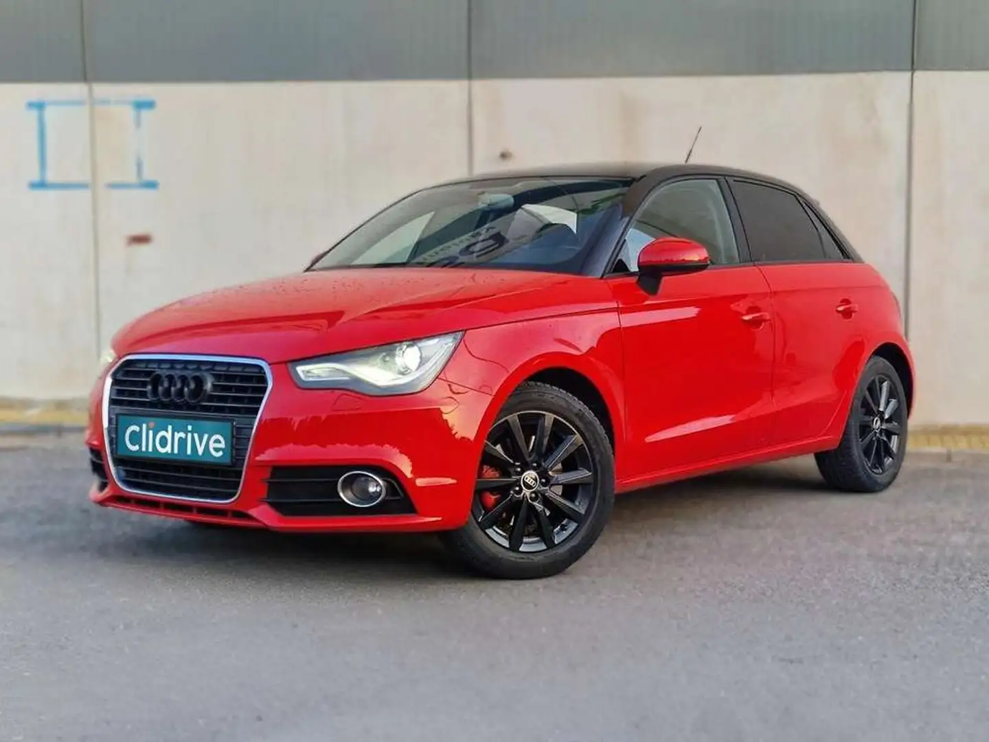 Audi A1 Sportback 1.6 TDI 105cv Ambition Rojo - 2