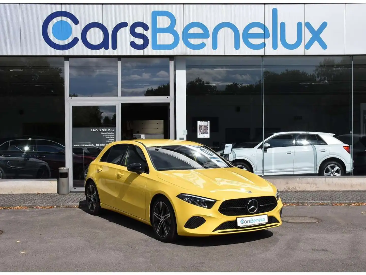 Mercedes-Benz A 200 d Progressive 8G-DCT 1/2CUIR GPS CAM P.NIGHT 1 M. Jaune - 1
