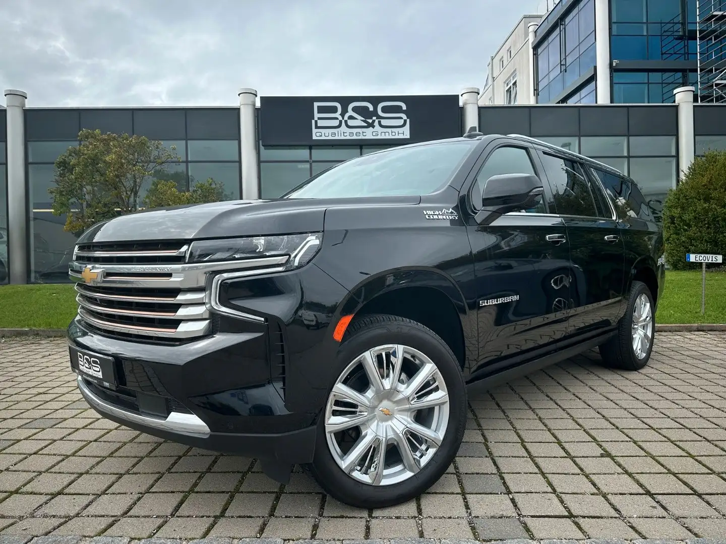 Chevrolet Suburban High Country 6.2 ACC,HUD,BOSE,PANO,LUFT Чорний - 1