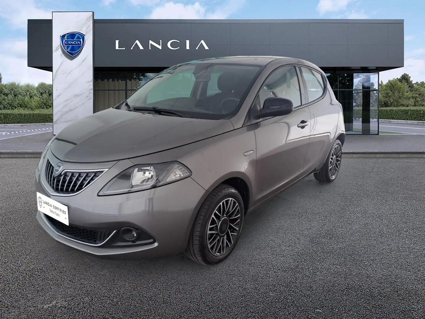 Lancia Ypsilon 1.0 FireFly 70cv Hybrid Platino Grigio - 1