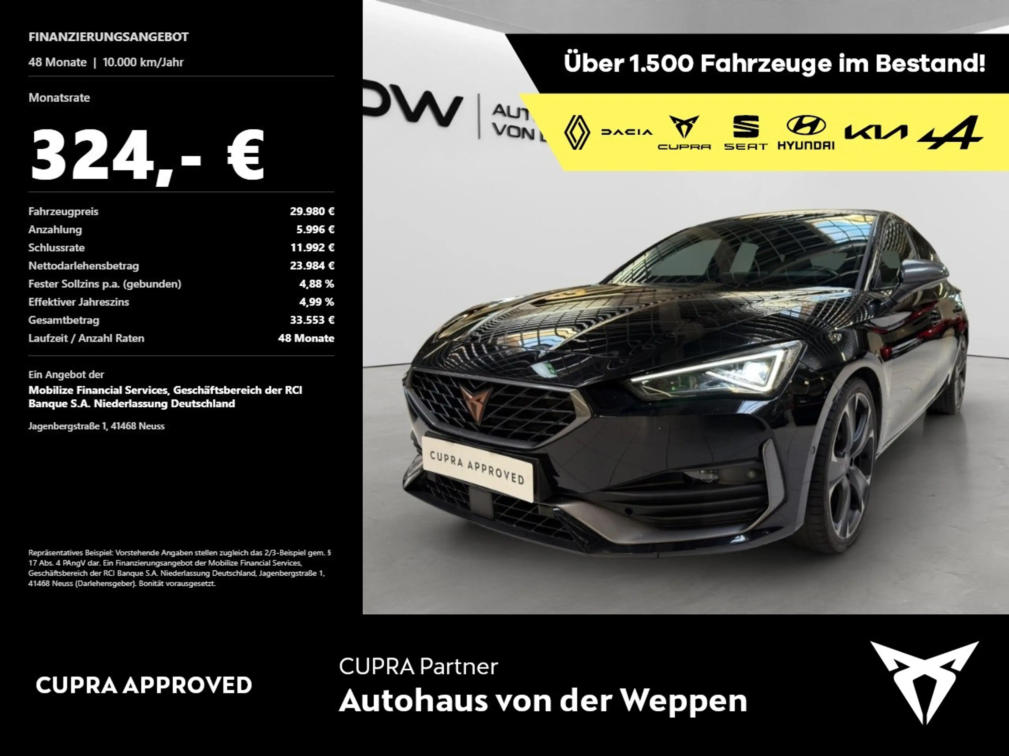 CUPRA Leon VZ 2.0 TSI Matrix-LED, Beats, Travel Ass.