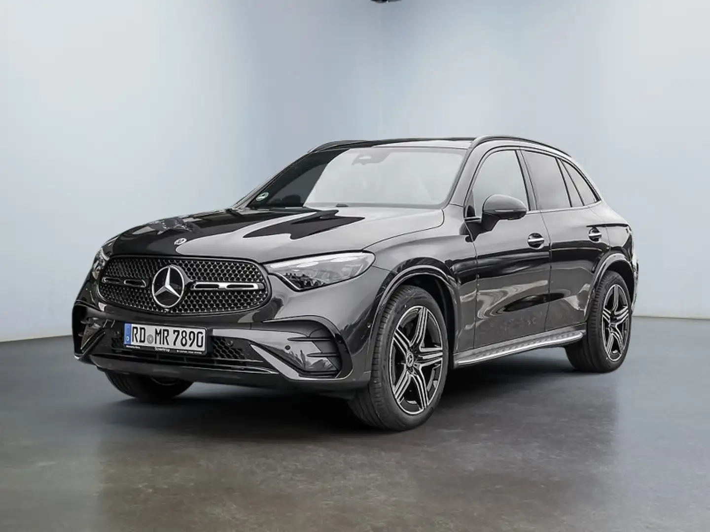 Mercedes-Benz GLC 200 d 4M AMG NIGHT MEMO 360 AHK DISTR KAMERA Grau - 2
