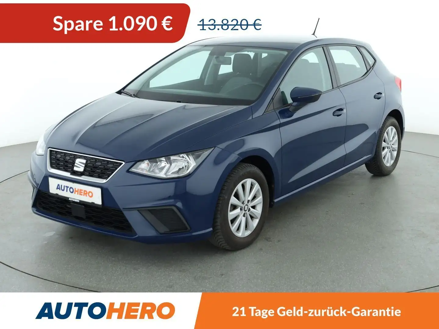 SEAT Ibiza 1.0 TSI Style*KLIMA*PDC*LIMITER*ALU* Blau - 1