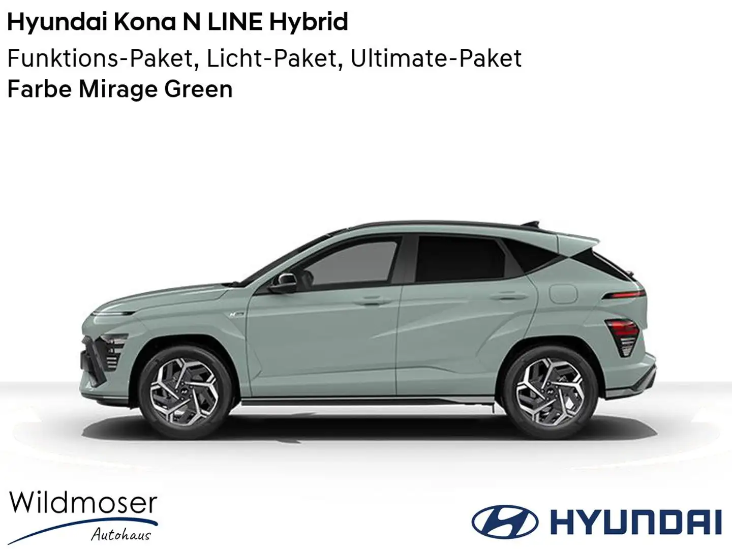 Hyundai KONA ❤️ N LINE Hybrid ⏱ 5 Monate Lieferzeit ✔️ mit 3 Zu Grün - 2