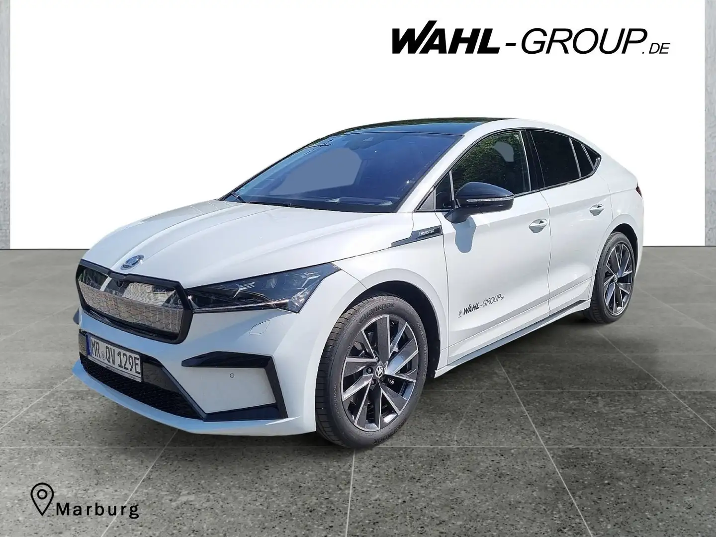 Skoda Enyaq Coupe 85 Sportline*ADVANCED*HEAD UP*NAVI*PANO*MATR Wit - 1