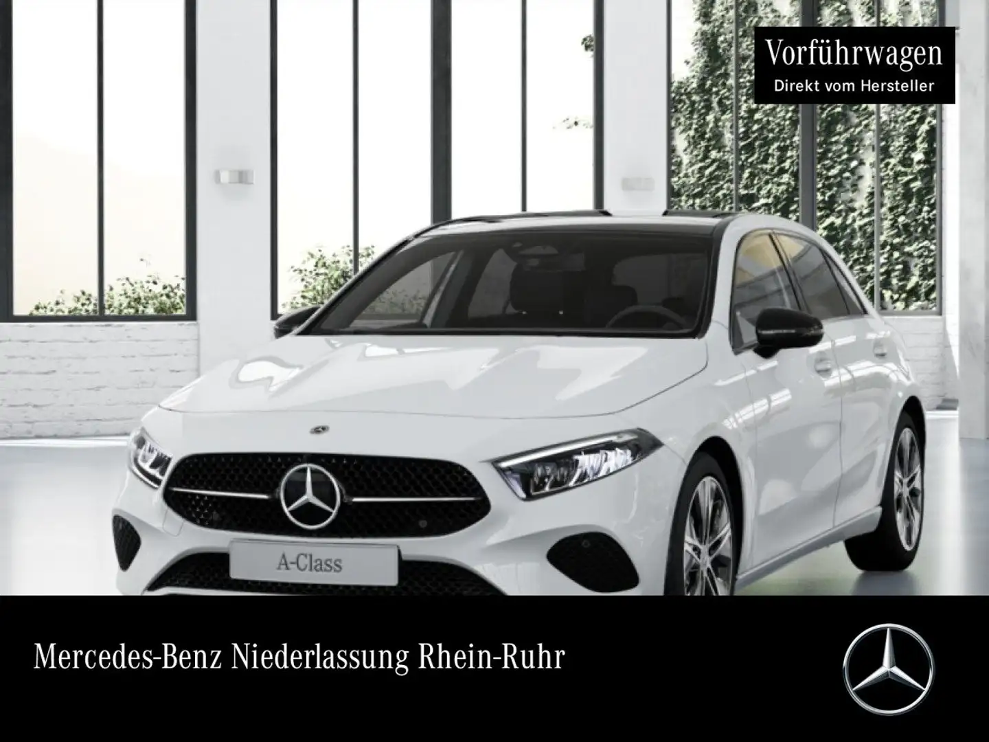 Mercedes-Benz A 200 d PROGRESSIVE+NIGHT+PANO+AHK+LED+KAMERA+TOTW Weiß - 1