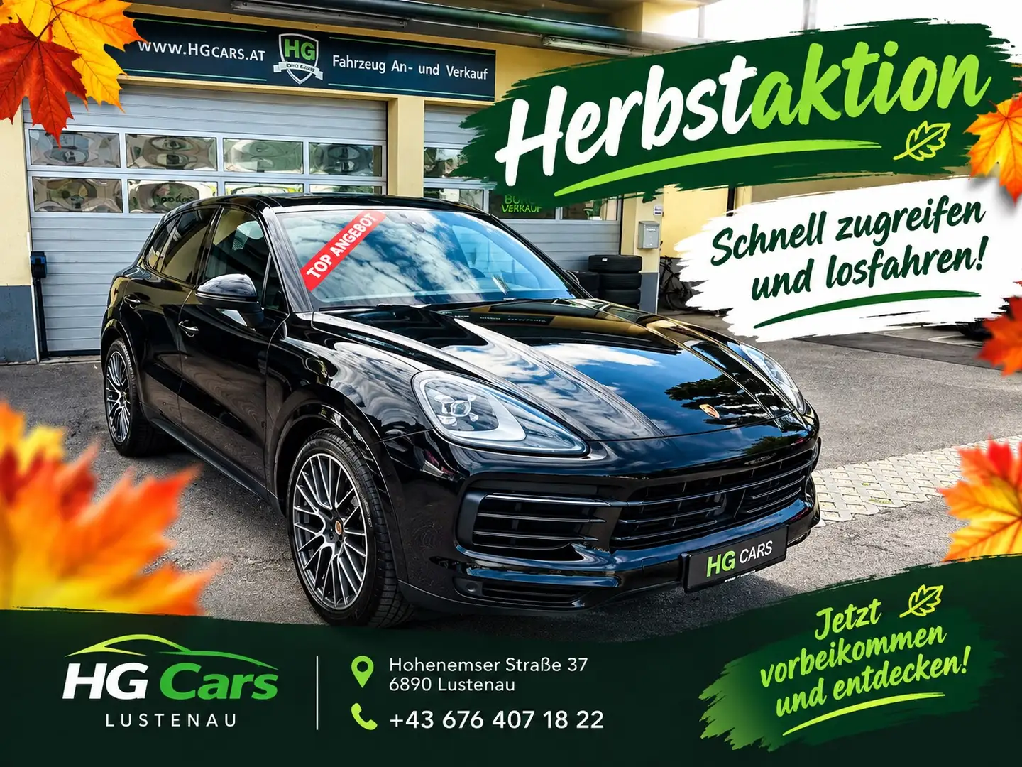 Porsche Cayenne 3,0 Turbo V6*ACC*Kamera*21"BOSE*LED*PANORAMA*TÜV NEU* Schwarz - 1