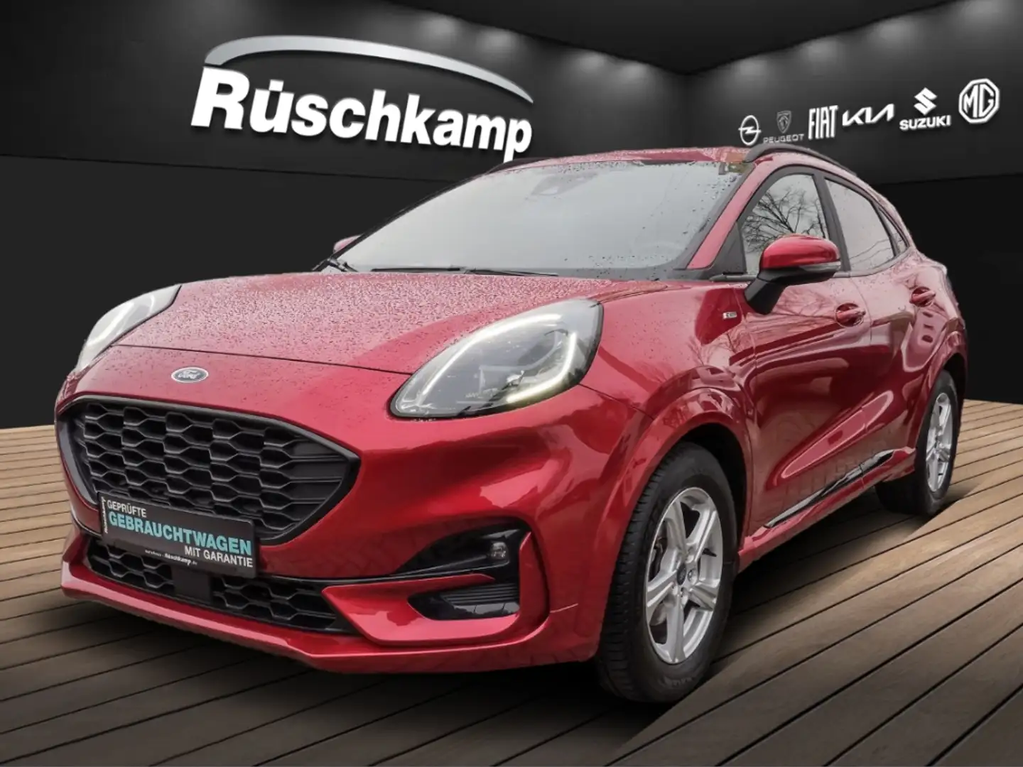 Ford Puma Hybrid ST-Line X 1.0 Voll-LED Winterpaket Klimaaut Rojo - 1