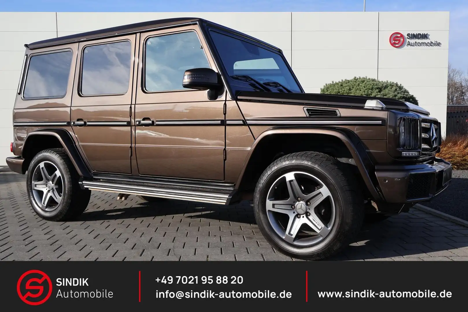 Mercedes-Benz G 500 V8 SportPak DESIGNO-Comand-Kamera-AHK-SHD Brun - 1