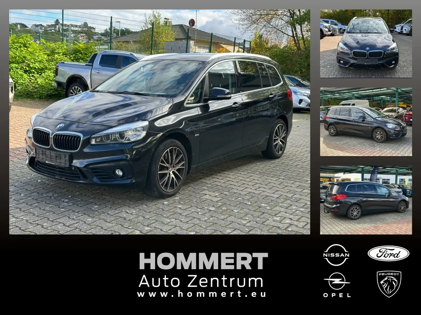 BMW 220 d Gran Tourer Sport Line *Händlerfahrzeug* Schwarz - 1