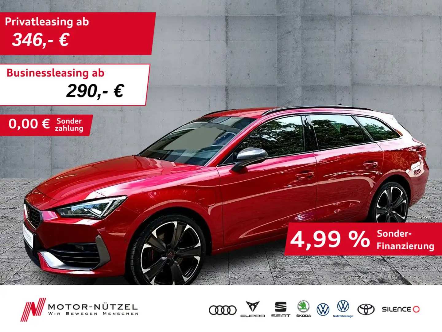 CUPRA Leon ST VZ 1.4 eHybrid LED+NAVI+AHK+ACC+DCC+VC Rot - 1