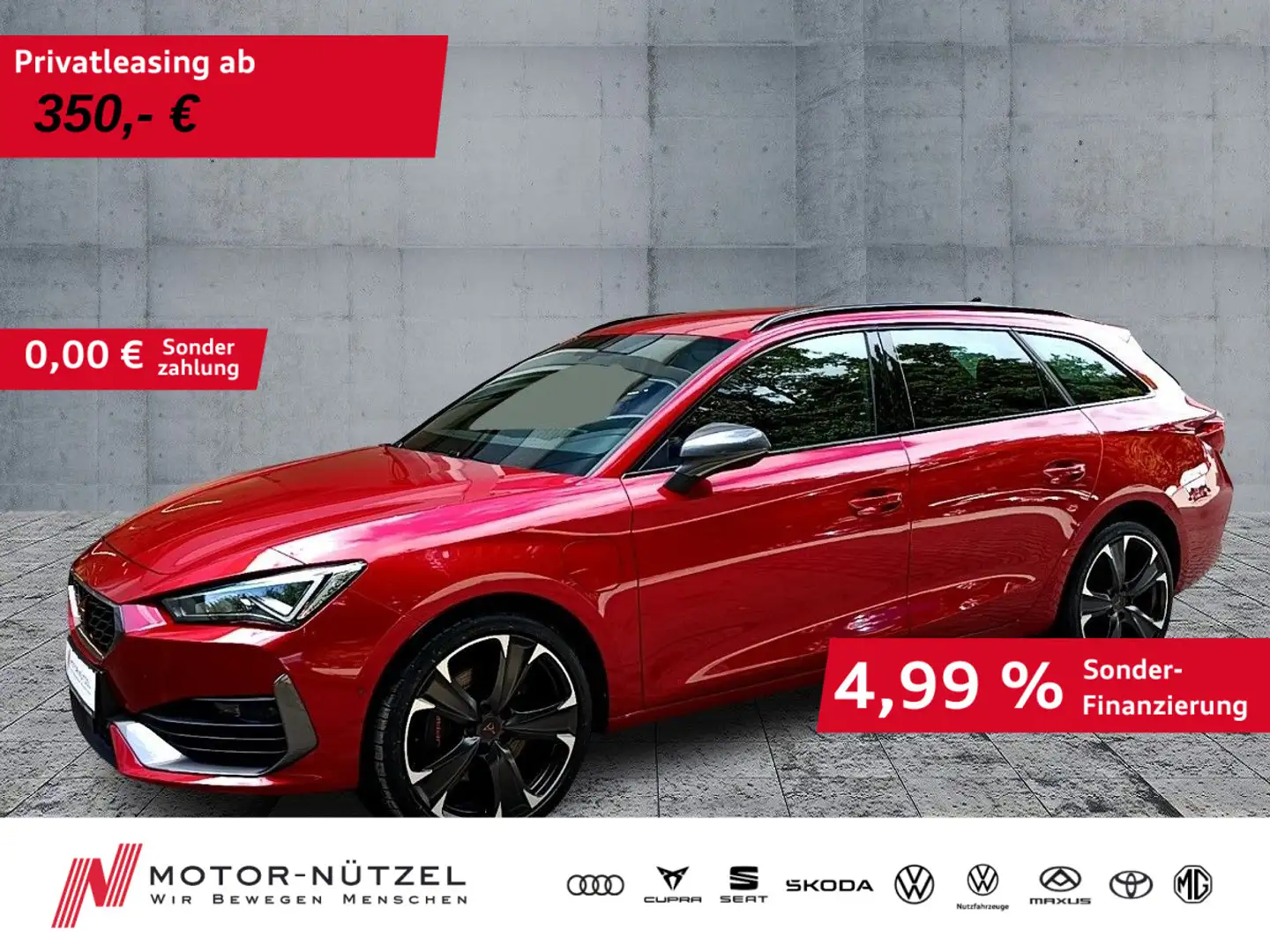 CUPRA Leon ST VZ 1.4 eHybrid LED+NAVI+AHK+ACC+DCC+VC Rot - 1