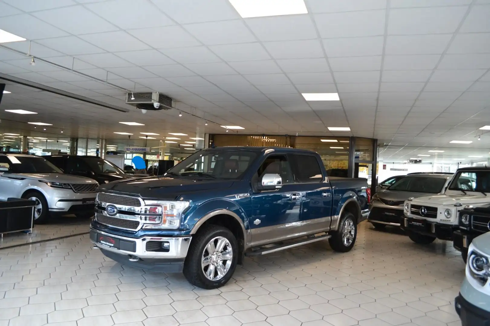 Ford F 150 F-150 FX4- King Ranch 5,0 V8 Super Crew Cab AWD Blau - 1