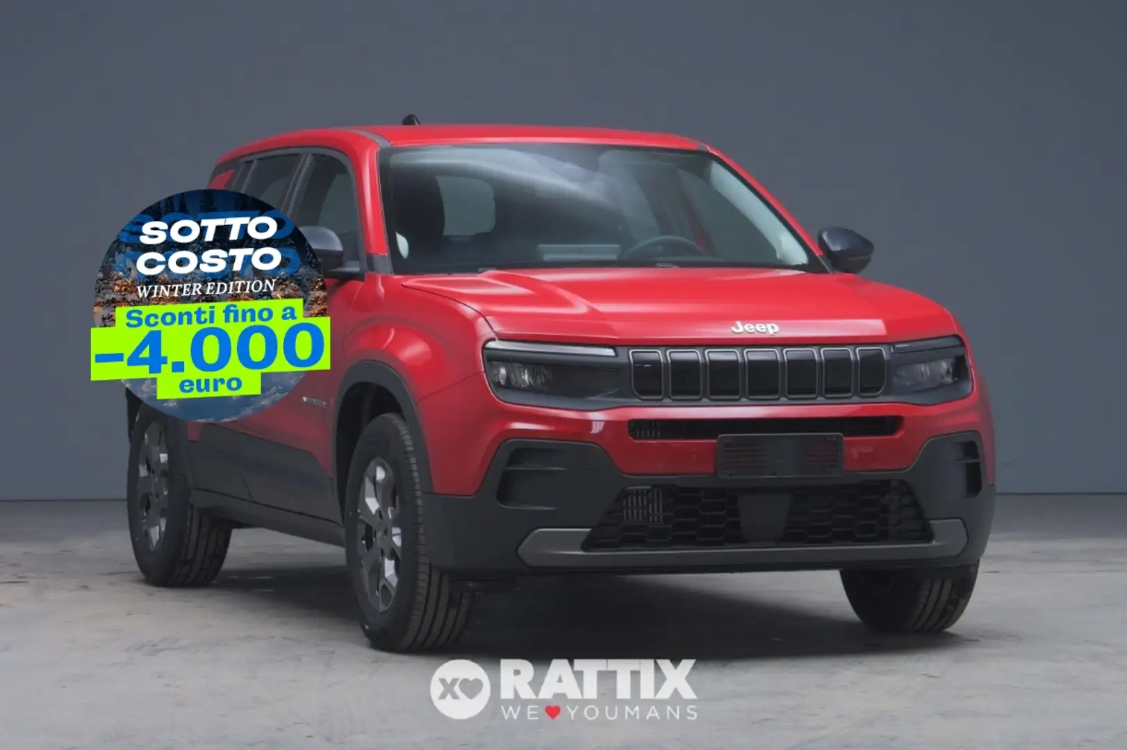 Jeep Avenger 1.2 Turbo e-Hybrid Longitude EDCT6 Červená - 1