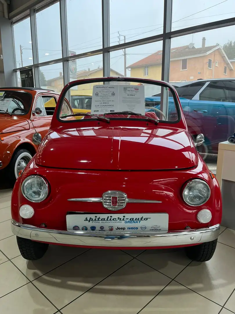 Fiat 500 F 110 REPLIQUE JOLLY Rouge - 1