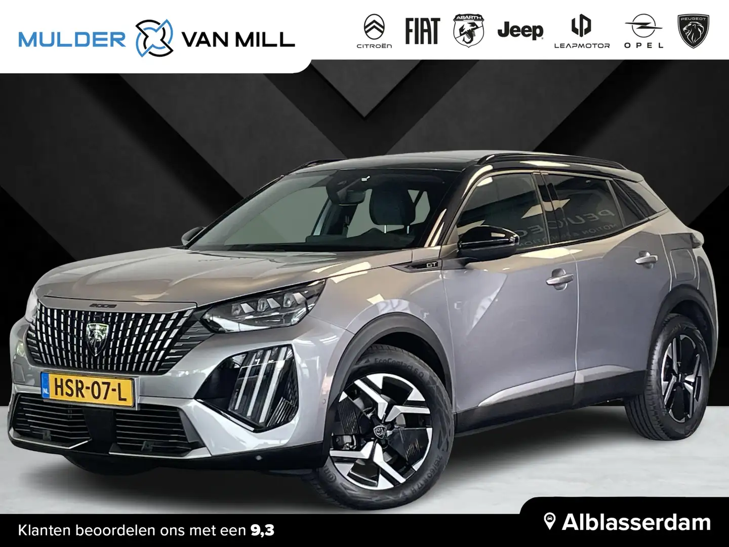 Peugeot 2008 GT 1.2 Hybrid 145pk e-DCS6 | SCHUIF/KANTELDAK | NA Grijs - 1