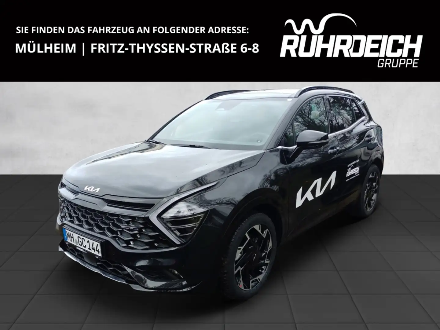 Kia Sportage 1.6T 180 48V 2WD DCT GTL Navi  Leder digitales Coc Negro - 1