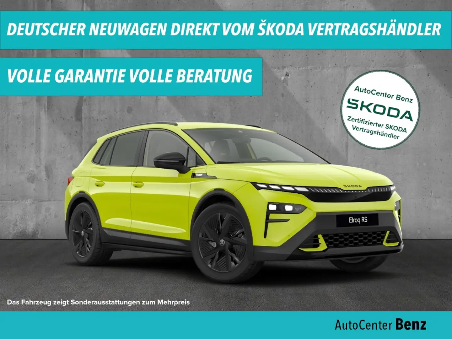 Skoda Elroq RS 4x4 *CANTON*M-LED*HEAD -UP*360 KAMERA* Klima Blauw - 1
