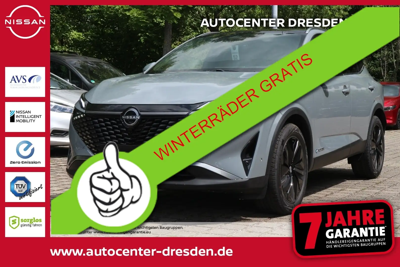 Nissan Qashqai 1.5VC-T e-Power Tekna NAVI Pano Bose LED Grau - 1
