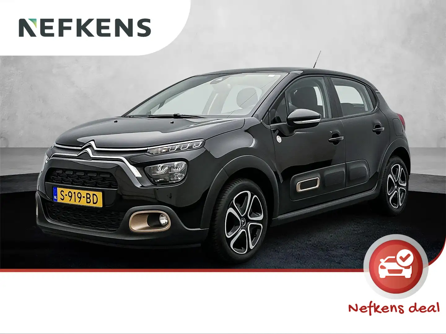 Citroen C3 C-Series 83 pk | Navigatie via Apple Carplay/Andro Zwart - 1