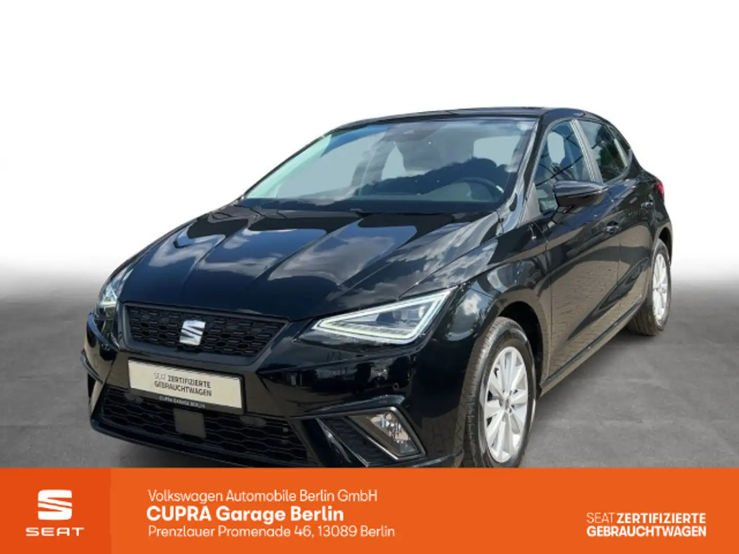 SEAT Ibiza 1.0 TSI DSG Navi Style LED SHZ ACC PDC Schwarz - 1