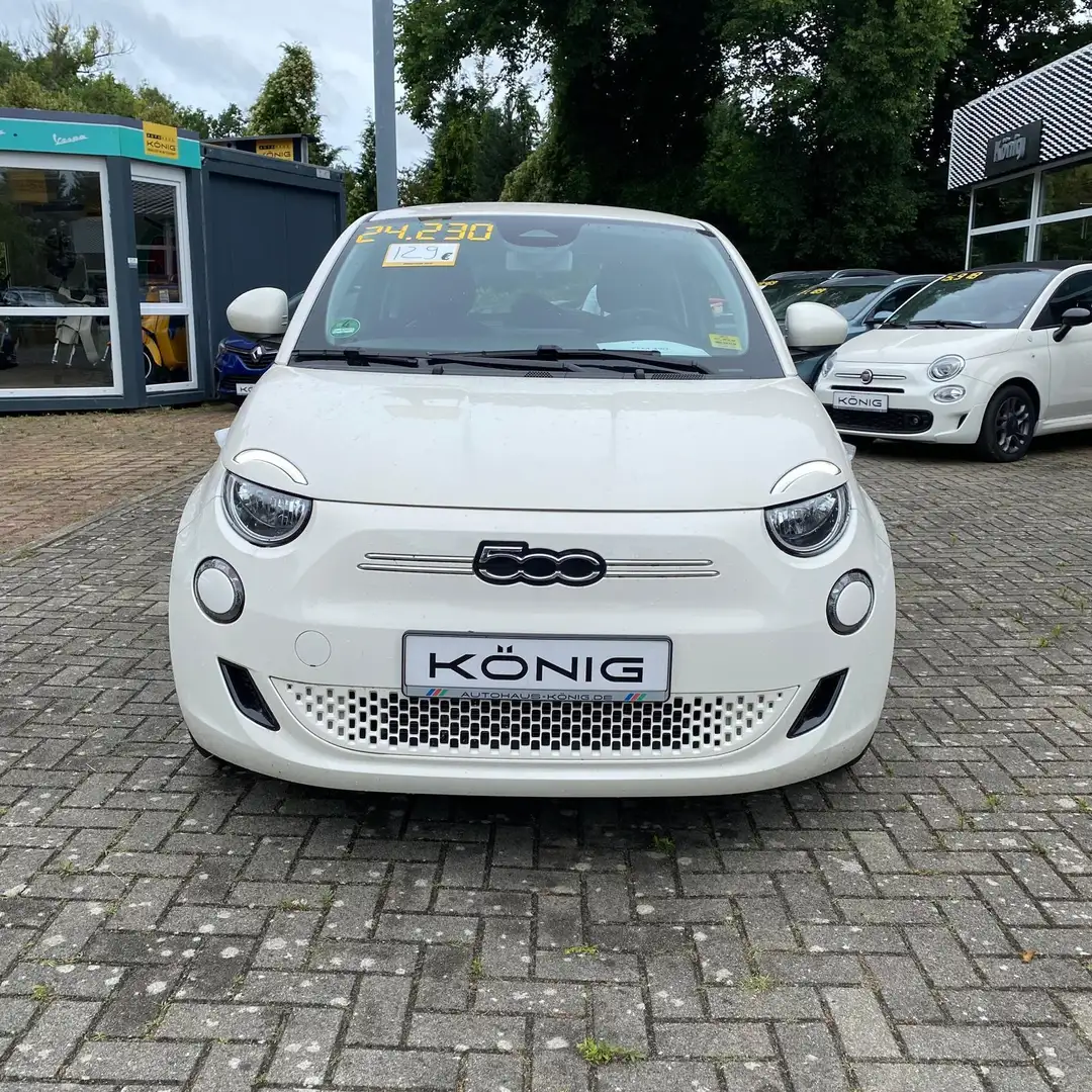 Fiat 500e Basis Klimaautomatik*Tempomat Weiß - 2