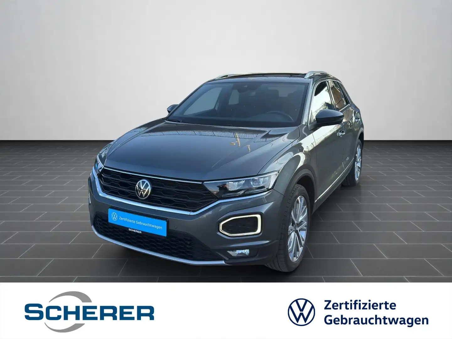Volkswagen T-Roc Sport 1.5 TSI PANO NAVI AHK LED KEYLESS PD Grau - 1