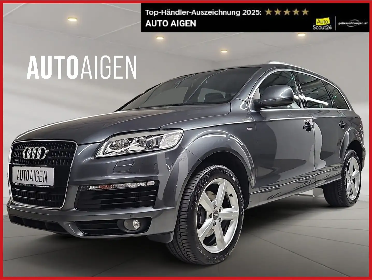 Audi Q7 3.0 TDI quattro * S-LINE * 6-SITZER * 1. BESITZ * Grau - 1