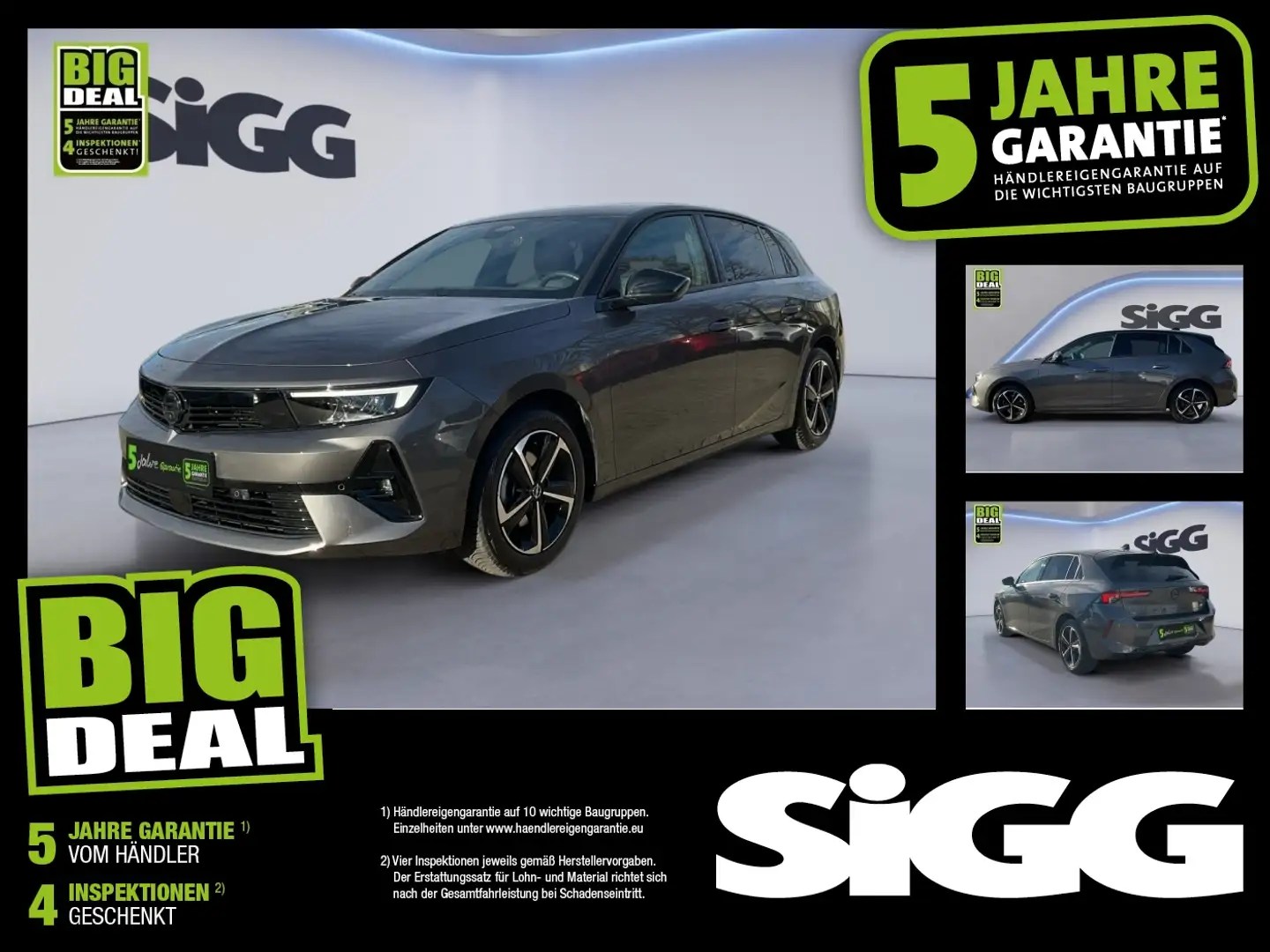 Opel Astra L 1.2 GS Automatik 360°Kamera Nav Grau - 1