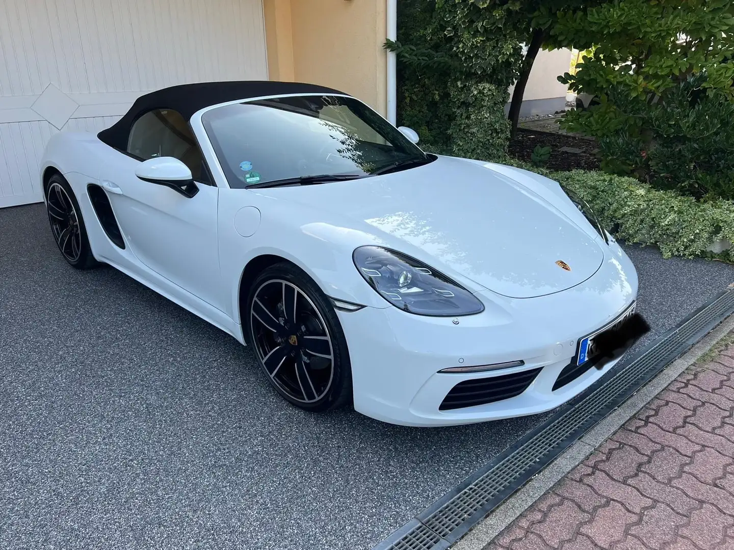 Porsche Boxster 718, PDK,Bose,20",unfallfrei, 48000km, Weiß - 1