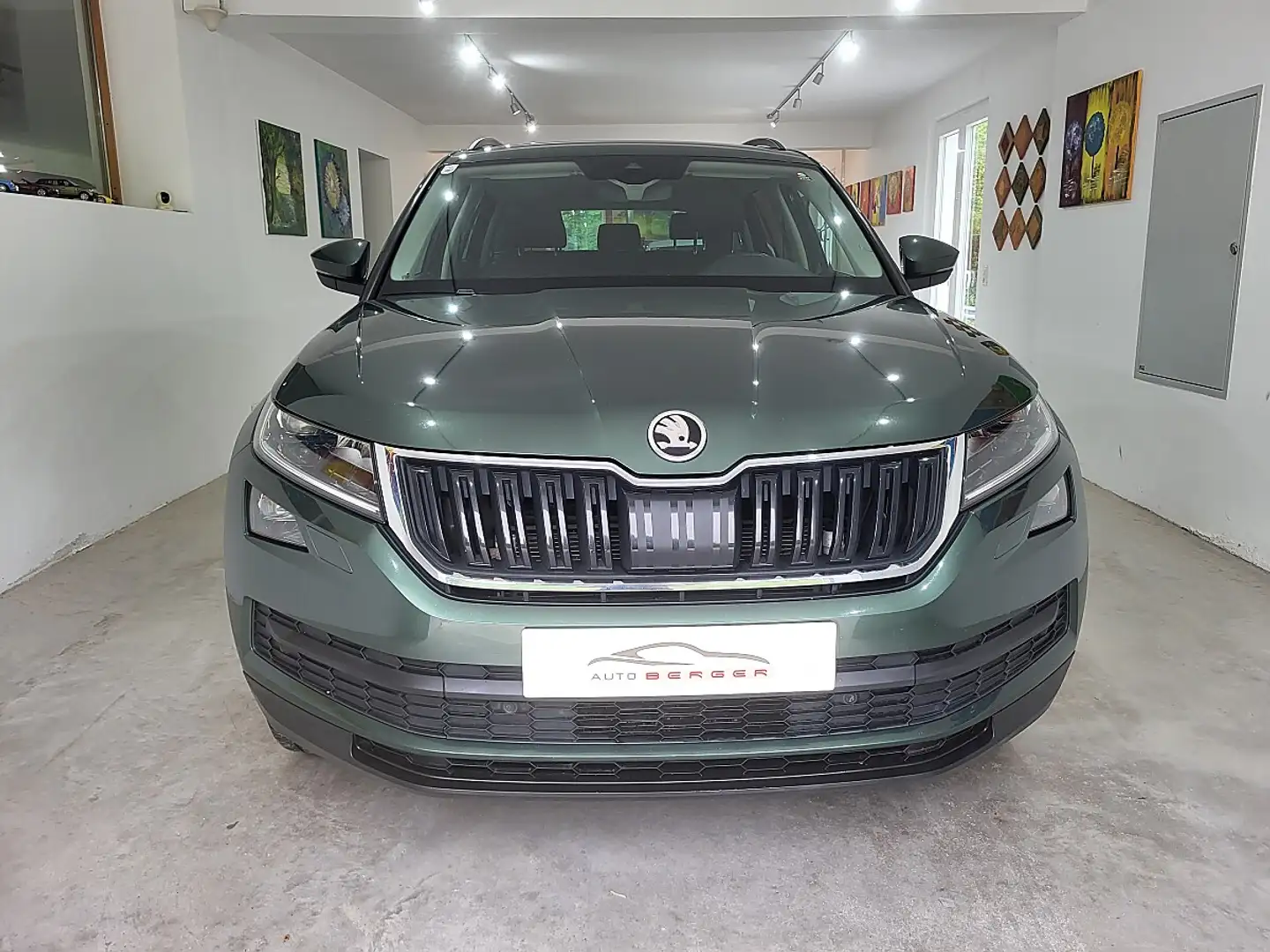 Skoda Kodiaq 2,0 TDI Ambition SC DSG *3 Jahre Garantie Grün - 2