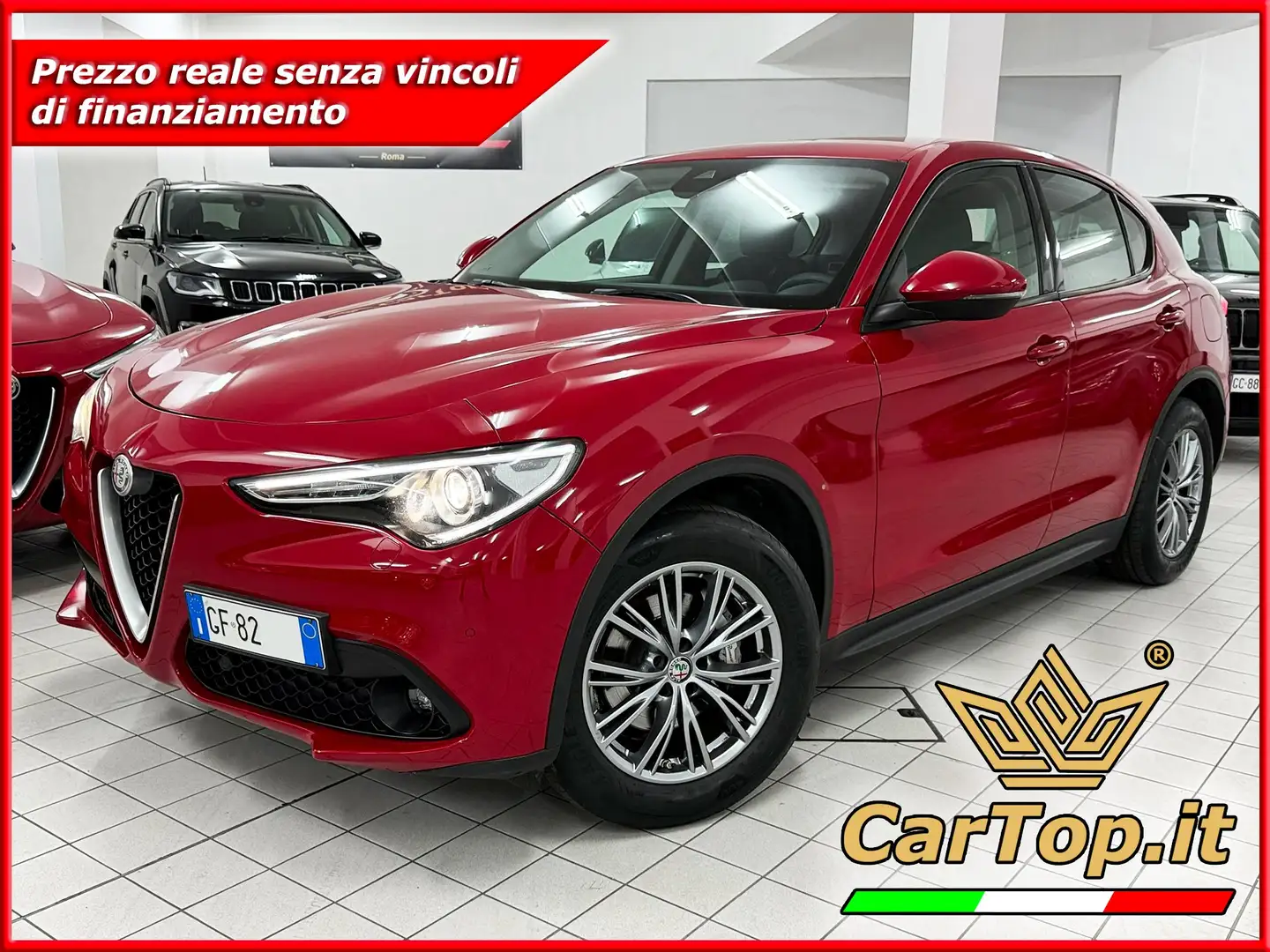 Alfa Romeo Stelvio 2.2 TD 190 CV BUSINESS AT8 Q4 PADDLE RETROCAMERA Rot - 1